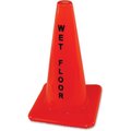 Impact Products Wet Floor Orange Safety Cone, 18.1" Height, 10.7" Width, Cone, English IMP9100